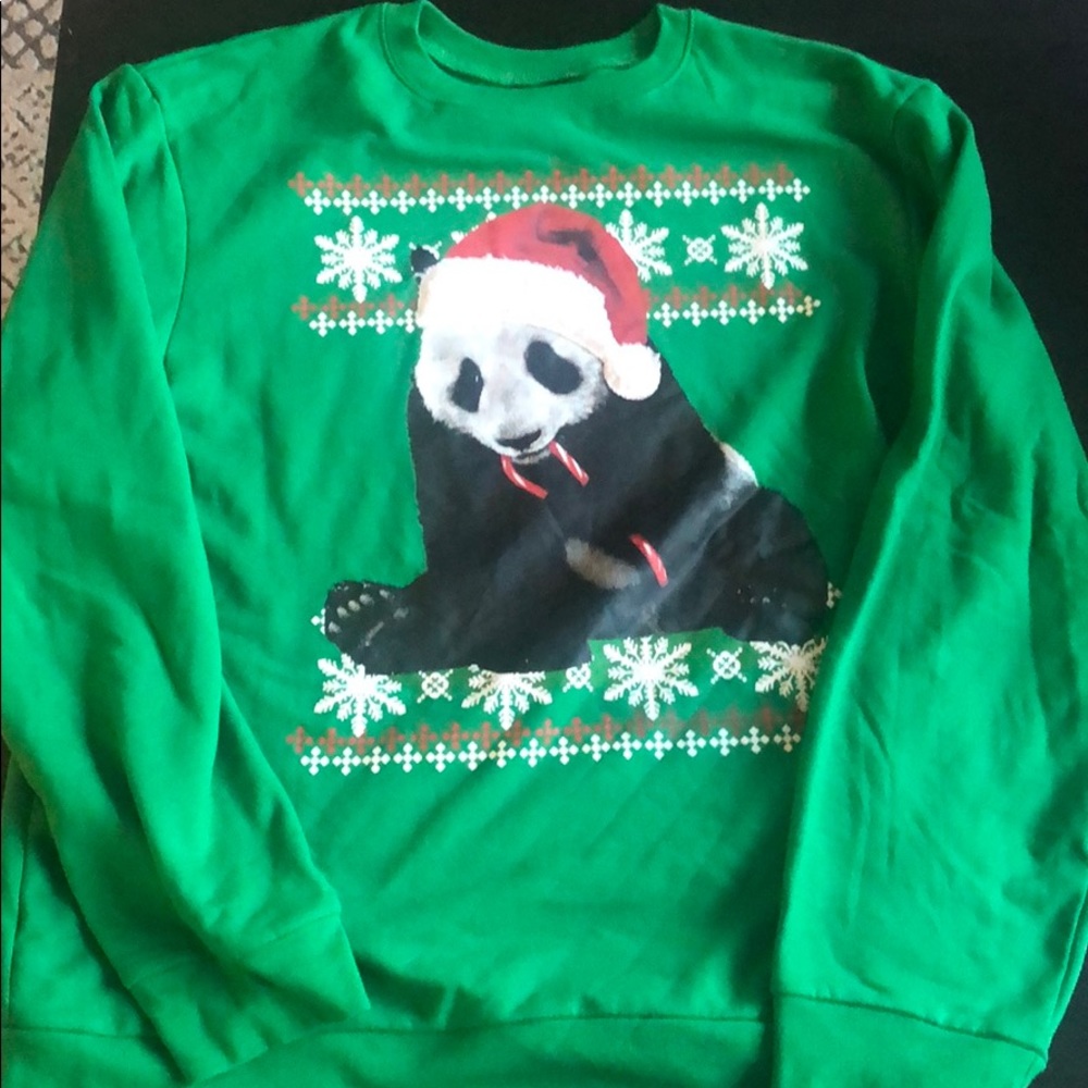 Panda Holiday Pullover